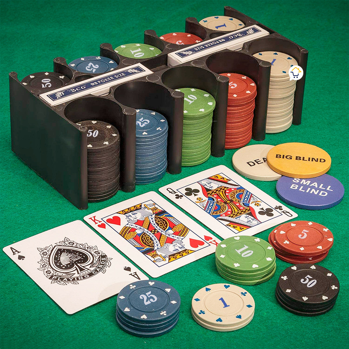 Set Poker Juego De Cartas Naipes HD4154